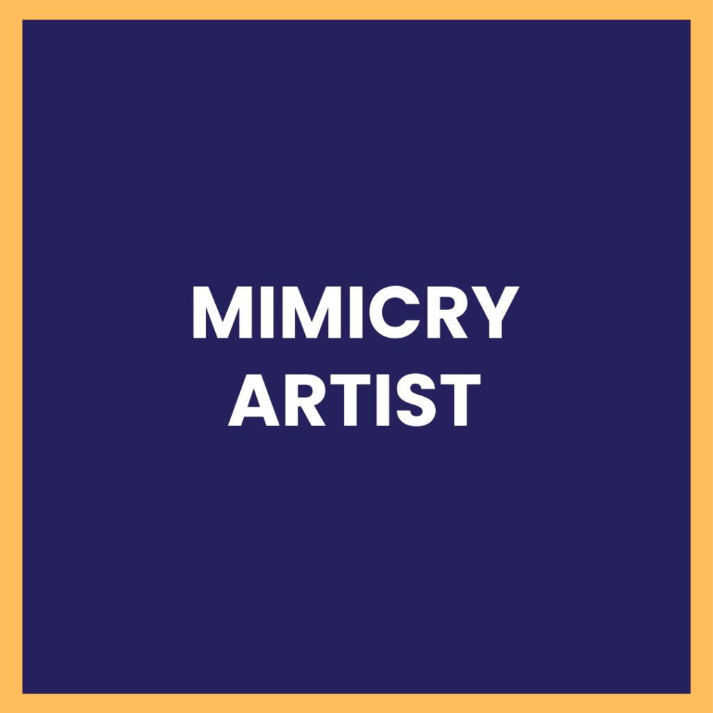 mimicry artist-Award categories on website