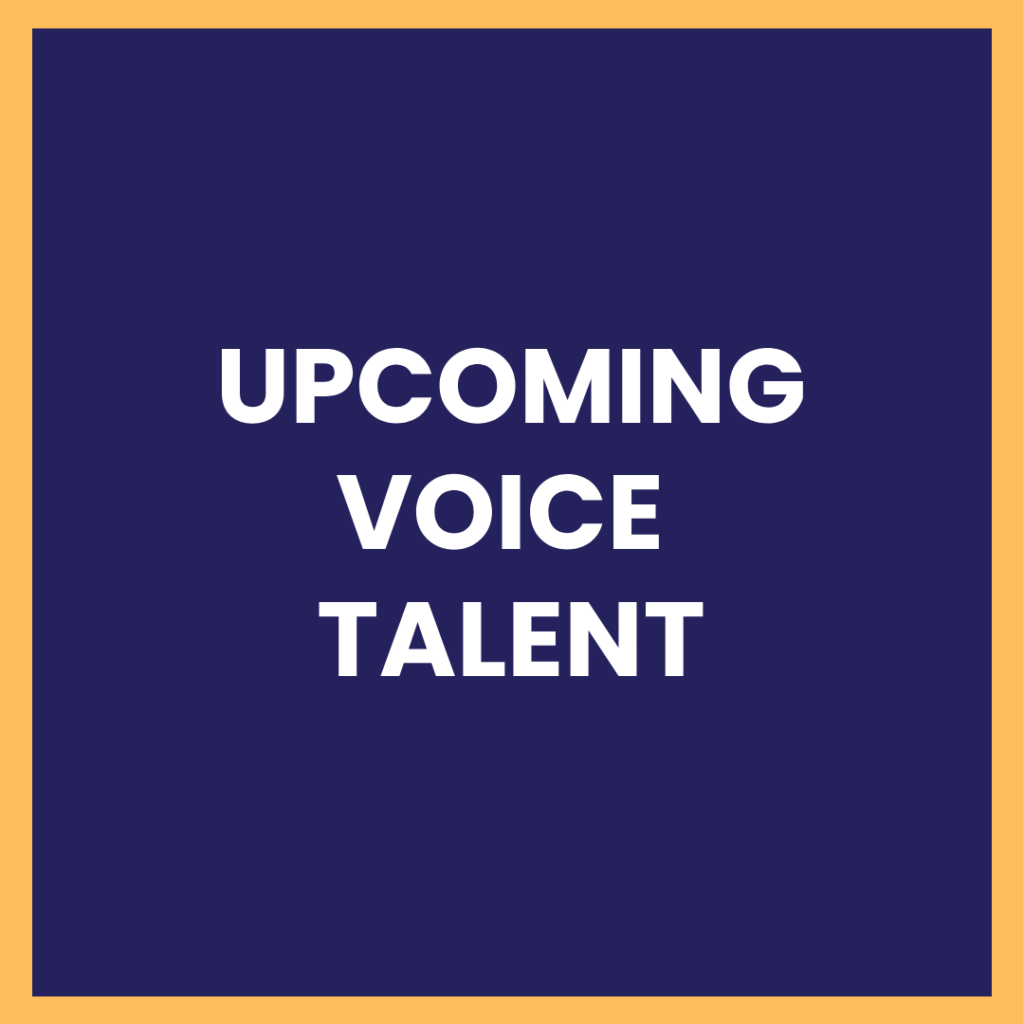 upcoming voice talent-Award categories on website